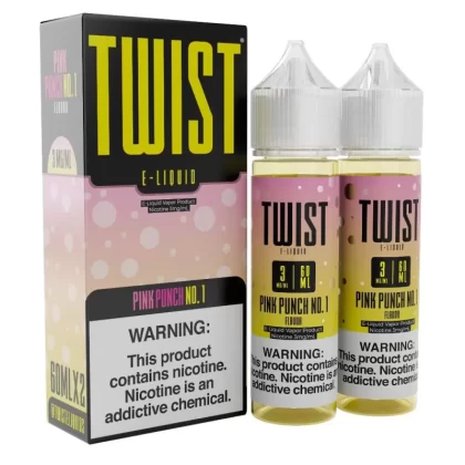 Twist e-Liquids Pink Punch No 1 eJuice - 120mL (2x60mL); Vape Product, Vape Product; Twist eLiquids