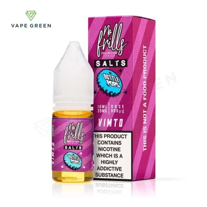 Vimto Nic Salt E-Liquid by No Frills Bottle Pops