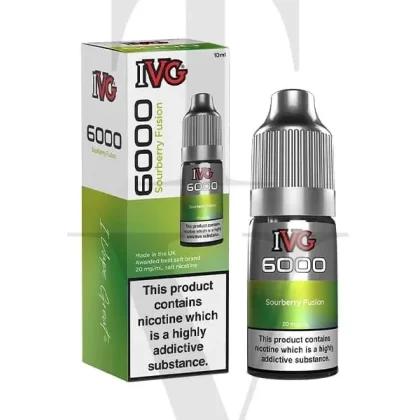IVG 6000 SOURBERRY FUSION NIC SALT E-LIQUID