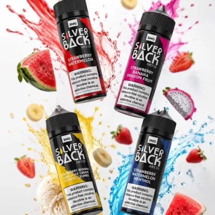 Silverback 120ml 3mg - Strawberry Watermelon Cucumber Fresh