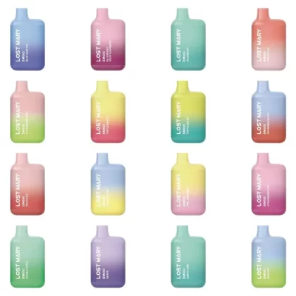 Lost Mary BM600 Prefilled Pod Kit - Box of 10 - Blue Razz Ice