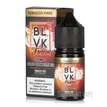Citrus Strawberry Ice – BLVK Fusion Salts – 30mL