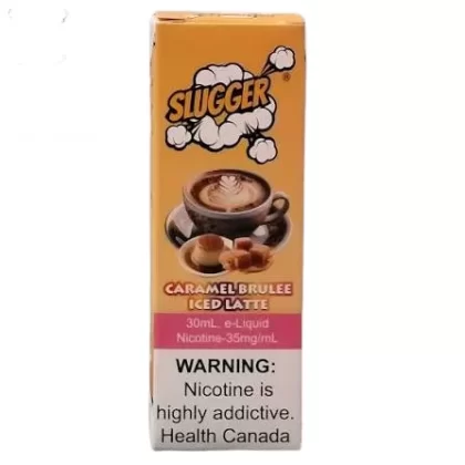 SLUGGER Salt – Caramel Brulee Iced latte 30ml (20, 35, 50mg) - Vape Product, Vape Product