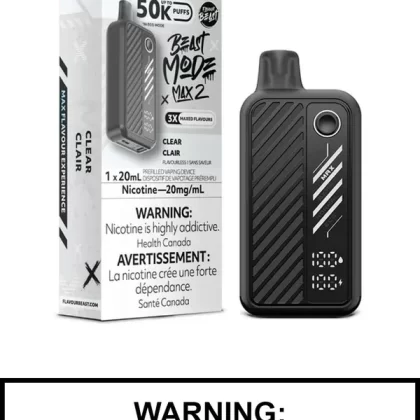 Clear Flavour Beast Beast Mode Max 2 Disposable Vape