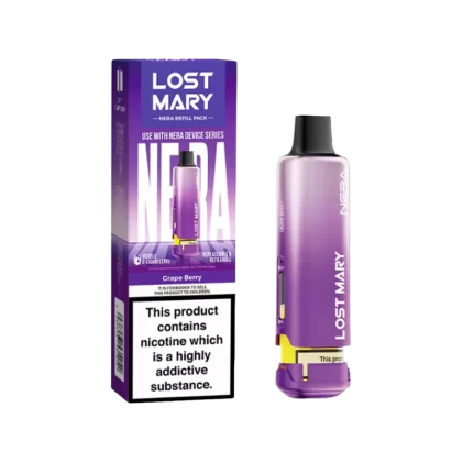 Grape Berry Lost Mary NERA15K Refill Pack - 20mg - Vape Product
