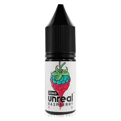 Red By Unreal Raspberry 10ml Nic Salt - Nicotine Strength#5mg (Salt)>10mg (Salt)