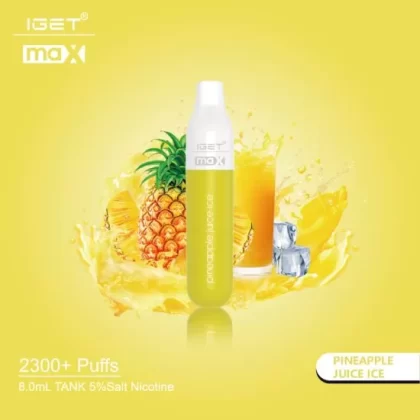 IGET Max Vape – Pineapple Juice Ice (2300 Puffs)