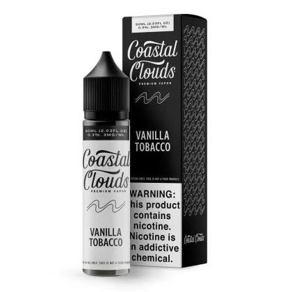 Coastal Clouds Vanilla Tobacco Vape Juice 60ml 3mg