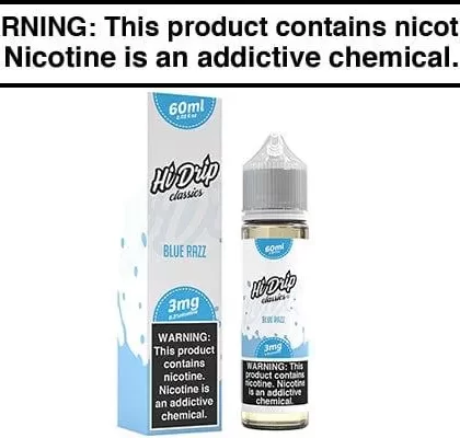 BLUE RAZZ BY HI-DRIP CLASSICS 60ML - Vapejuice