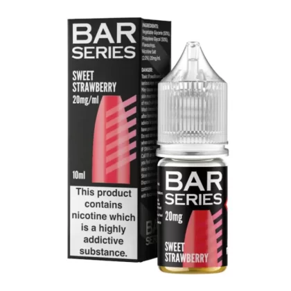 Sweet Strawberry Nic Salt E-Liquid by Bar Series (10ml) - 5mg