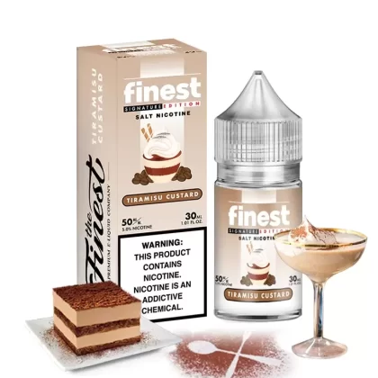 The Finest Signature Edition SALT Tiramisu Custard 30mL - Vape Product, Vape Product (2687A2)