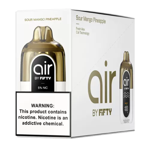 Sour Mango Pineapple Disposable Vape by Fifty Bar Air - Image 3