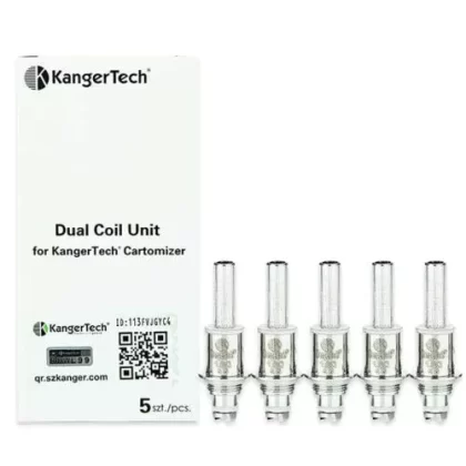 Genuine KangerTech Kanger Dual Coil Unit 1.5Ω Replacement Coil Pack of
