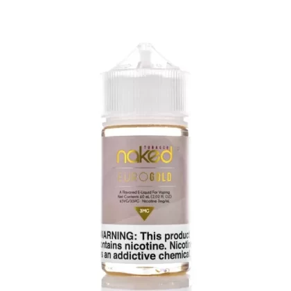 Naked 100 Tobacco – Euro Gold – 60ml - Vape Store
