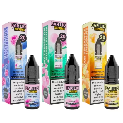 Zeus Juice Bar Liq 10ml Nic Salt 5mg - Peach Ice