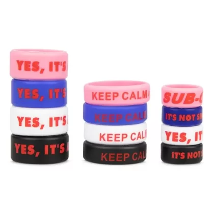 Silicone Vape Band - Blue, Pink; Vape Product, Vape Product