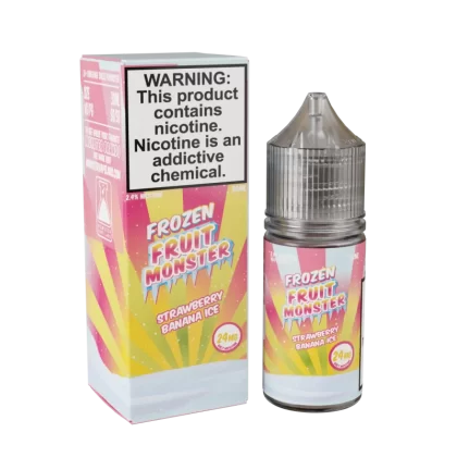Frozen Fruit Monster Salt - Strawberry Banana Ice - 30ML E-Liquid - 24MG