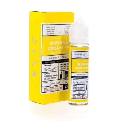 Glas Basix 50ml Shortfill E-Liquid Banana Cream Pie - Nicotine Strength#0mg (8F768B)