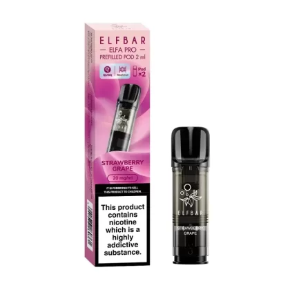 Elf Bar ELFA Pro Strawberry Grape Pods (2 Pack) - Strength#20mg