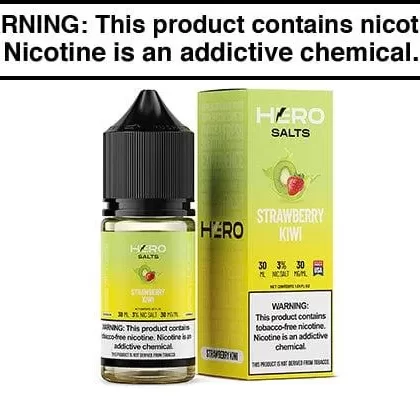 STRAWBERRY KIWI BY HERO SALTS 30ML - Vapejuice