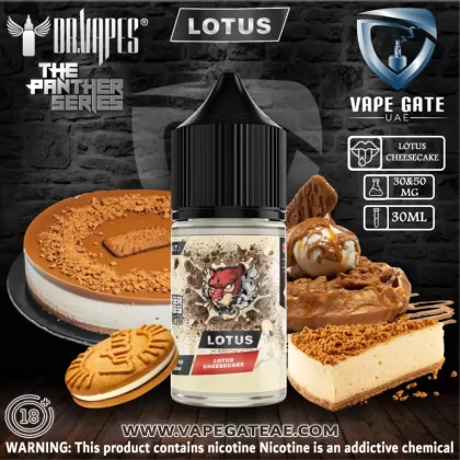 Lotus Cheesecake Saltnic - Dr Vapes - 50 mg / 30 ml