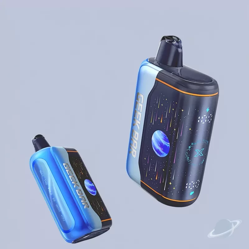 GEEK BAR PULSE X 2 50K Disposable Vape with 3D Curved Screen - Blue Razz Bull, Coco Berry Bull; Vape Product