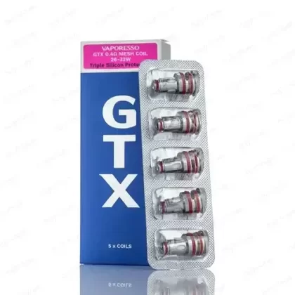0.4ohm Mesh Coil Vaporesso® GTX Coils (5-Pack) – For PM30, PM80, Luxe, Swag