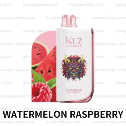 KUZ Ultra 9000 Puffs – WATERMELON RASPBERRY - Vape Store