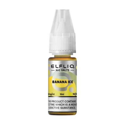 Banana Ice Elfliq Nic Salt by Elfbar - 10ml - 5mg