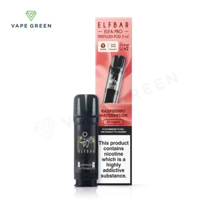 Raspberry Watermelon Prefilled Pods by Elf Bar Elfa Pro