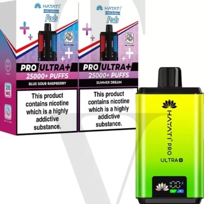 HAYATI PRO ULTRA PLUS 25K PRE-FILLED POD VAPE KIT – 100K BUNDLE
