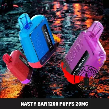 Nasty bar 1200 puffs 20MG nicotine none Rechargeable Vape Buy in Dubai - Vapeshopdubaiuae