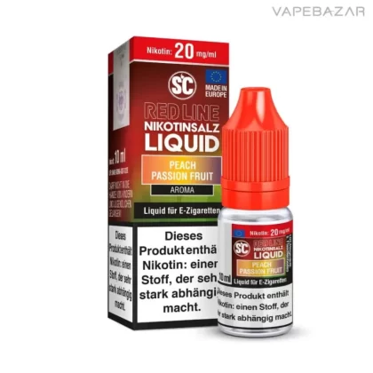 SC Red Line Nikotinsalz Liquid – Peach Passionfruit - Vapebazar