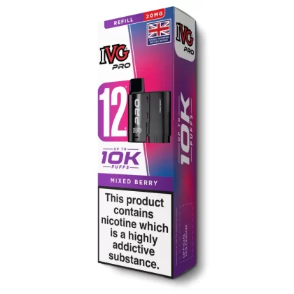 Mixed Berry Pro 12 Refill Pod by IVG - Ecigarettedirect Co