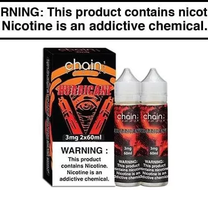 HURRICANE BY CHAIN VAPEZ 120ML - Vapejuice