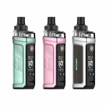 Vaporesso Armour G2 60W Kit - Carbon Fiber Gray, Dark Black