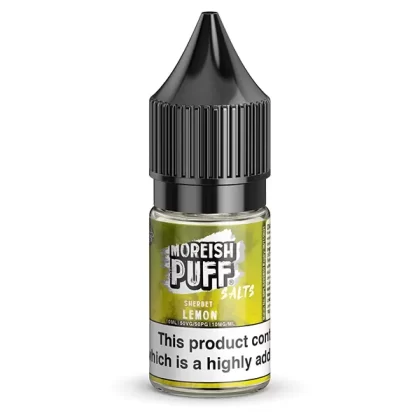 Moreish Puff Lemon Sherbet Nic Salt E-Liquid