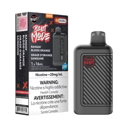 Beast Mode 8K Bangin’ Blood Orange Iced Disposable Vape