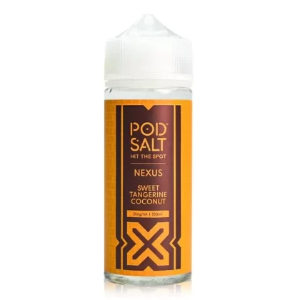 Sweet Tangerine Coconut 100ml Shortfill e-Liquid by Pod Salt Nexus - Eliquidsupply