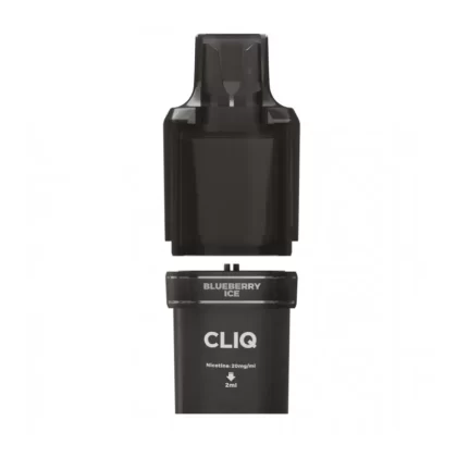 AVOMI CLIQ Prefilled Replacement Pod Cartridges – Flavour Choices - Blueberry Ice, Blueberry Sour Raspberry