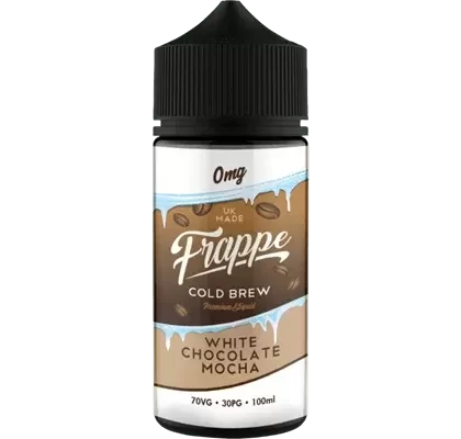 WHITE CHOCOLATE MOCHA E LIQUID BY FRAPPE 100ML 70VG