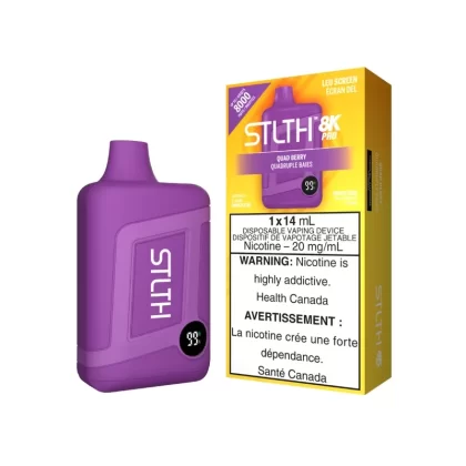 STLTH 8K Pro Quad Berry Disposable Vape
