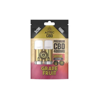 Aztec CBD 4000mg Broad Spectrum Replacement Pods 2 pack - Watermelon Gelato