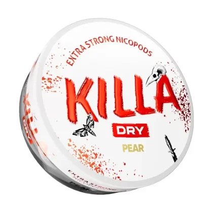 Pear Killa DRY Nicotine Pouches 16mg – 5 Tubs