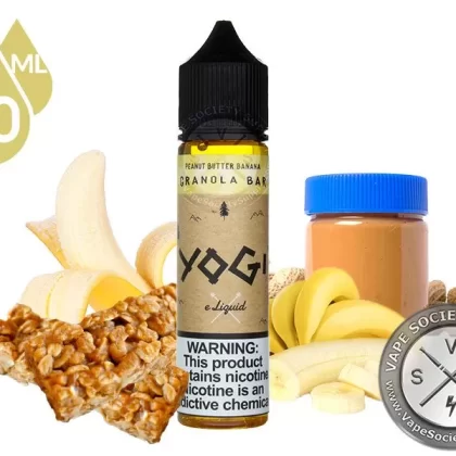 Peanut Butter Banana Granola Bar by YOGI 60ml - Vape Product, Vape Product (8076FA)