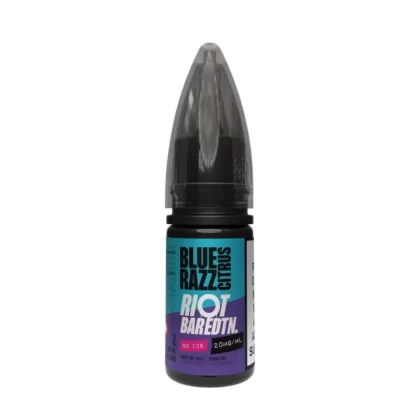 Blue Razz Citrus Nic Salt E-Liquid Bar Edition No Ice by Riot Squad (10ml) - 10mg