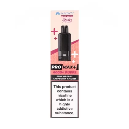 Strawberry Raspberry Cherry Pro Max Plus Prefilled Pod + Refill by Hayati