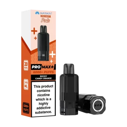 Rocky Candy Orange Hayati Pro Max+ Refill Pack - Vapeshop Co