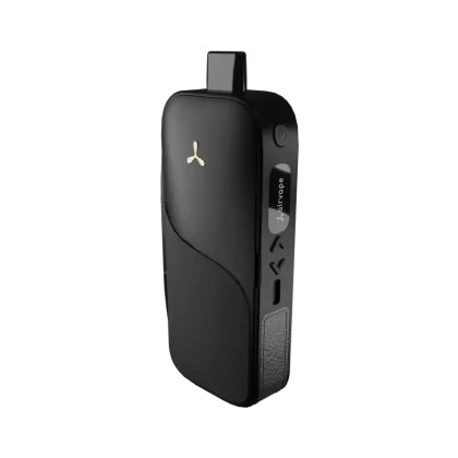 AirVape Legacy Pro – Portable Vaporizer - AirVape / session or on-demand / direct (mouthpiece) / dry herbs / USB-C / up to 90 minutes / normal (under 60 s) / gold / fully adjustable / yes / 11,9cm x 5