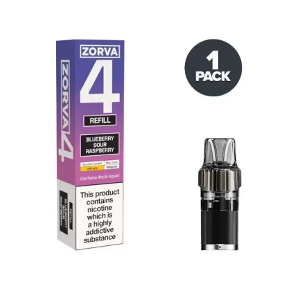 Blueberry Sour Raspberry Zorva 4 Prefilled Pods - Ecigdepot